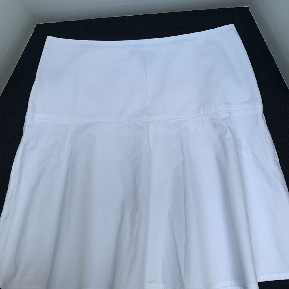 Authentic Ralph Lauren size 10 white tennis skirt 100%cotton